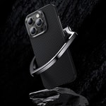 Apple iPhone 15 Kılıf M-safe Özellikli Karbon Fiber Benks Essential ArmorAir 600D Kevlar Kapak