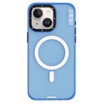 Apple iPhone 15 Kılıf M-safe Şarj Özellikli Youngkit Colored Sand Serisi Kapak
