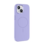 Apple iPhone 15 Kılıf M-Safe Şarj Özellikli Metal Kamera Çerçeveli Zore Edi Silikon Kapak