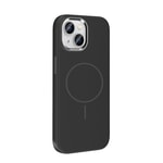 Apple iPhone 15 Kılıf M-Safe Şarj Özellikli Metal Kamera Çerçeveli Zore Edi Silikon Kapak