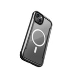 Apple iPhone 15 Kılıf M-safe Şarj Özellikli Airbagli Raptic Shield Serisi Şeffaf Arka Yüzey Kapak