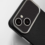Apple iPhone 15 Kılıf M-Safe Şarj Özellikli Zore Paris Zerre Sert PC Kapak