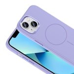 Apple iPhone 15 Kılıf M-Safe Şarj Özellikli Metal Kamera Çerçeveli Zore Edi Silikon Kapak