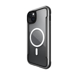 Apple iPhone 15 Kılıf M-safe Şarj Özellikli Airbagli Raptic Shield Serisi Şeffaf Arka Yüzey Kapak