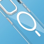 Apple iPhone 15 Kılıf M-safe Şarj Özellikli Şeffaf Youngkit Crystal Shield Serisi Kapak