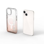 Apple iPhone 15 Kılıf M-safe Şarj Özellikli Transparan Renk Geçişli Wiwu Turkey C Serisi Kapak