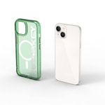 Apple iPhone 15 Kılıf M-safe Şarj Özellikli Transparan Renk Geçişli Wiwu Turkey C Serisi Kapak