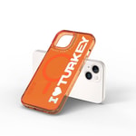 Apple iPhone 15 Kılıf M-safe Şarj Özellikli I Love Turkey Yazı Desenli Wiwu Turkey E Serisi Kapak