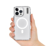 Apple iPhone 15 Kılıf M-safe Şarj Özellikli Şeffaf Youngkit Crystal Shield Serisi Kapak