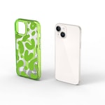 Apple iPhone 15 Kılıf M-safe Şarj Özellikli Boya Desenli Wiwu Fluorescent G Serisi Kapak