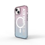 Apple iPhone 15 Kılıf M-safe Şarj Özellikli Transparan Renk Geçişli Wiwu Turkey C Serisi Kapak