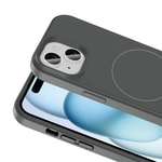 Apple iPhone 15 Kılıf M-safe Şarj Özellikli Sıvı Teknolojili Silinebilir Sert Zore Kivi Kapak