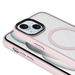 Apple iPhone 15 Kılıf Mat Arka Yüzey Wireless Şarj Özellikli Zore Flet M-safe Kapak