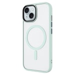 Apple iPhone 15 Kılıf Mat Arka Yüzey Wireless Şarj Özellikli Zore Flet M-safe Kapak