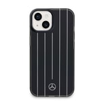 Apple iPhone 15 Kılıf Mercedes Benz Orjinal Lisanslı New Urban 3 IML Baskılı Paralel Çizgi Desenli Kapak