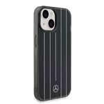 Apple iPhone 15 Kılıf Mercedes Benz Orjinal Lisanslı New Urban 3 IML Baskılı Paralel Çizgi Desenli Kapak