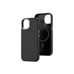 Apple iPhone 15 Kılıf Wiwu SP-019 M-safe Şarj Özellikli Vegan Leather Deri Kapak