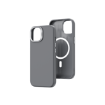 Apple iPhone 15 Kılıf Wiwu SP-019 M-safe Şarj Özellikli Vegan Leather Deri Kapak