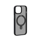 Apple iPhone 15 Kılıf Wiwu ZMM-010 M-safe Şarj Özellikli Mat Arka Yüzey Standlı Kapak