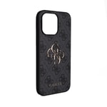 Apple iPhone 15 Plus Kılıf Guess Orjinal Lisanslı PU Deri 4G Büyük Metal Logolu Çapraz Vücut Askılı Kapak
