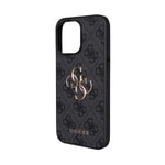 Apple iPhone 15 Plus Kılıf Guess Orjinal Lisanslı PU Deri 4G Büyük Metal Logolu Çapraz Vücut Askılı Kapak