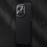 Apple iPhone 15 Plus Kılıf Karbon Fiber M-safe Şarj Özellikli Benks Hybrid ArmorPro 600D Kevlar Kapak