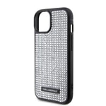 Apple iPhone 15 Plus Kılıf Karl Lagerfeld Taşlı Metal Logo Orjinal Lisanslı Kapak