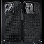 Apple iPhone 15 Plus Kılıf M-safe Özellikli Karbon Fiber Benks Essential ArmorAir 600D Kevlar Kapak