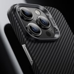 Apple iPhone 15 Plus Kılıf M-safe Özellikli Karbon Fiber Benks Essential ArmorAir 600D Kevlar Kapak