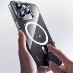 Apple iPhone 15 Plus Kılıf M-safe Şarj Özellikli Benks ​​​​​​Crystal Serisi Şeffaf Kapak