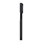 Apple iPhone 15 Plus Kılıf M-safe Şarj Özellikli 600D Aramid Fiber Pitaka Tactile Woven Orchestra Serisi Rhapsody Kapak