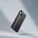 Apple iPhone 15 Plus Kılıf M-safe Şarj Özellikli 600D Aramid Fiber Pitaka Tactile Woven Orchestra Serisi Rhapsody Kapak