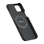 Apple iPhone 15 Plus Kılıf M-safe Şarj Özellikli 600D Aramid Fiber Pitaka Tactile Woven Orchestra Serisi Rhapsody Kapak