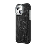 Apple iPhone 15 Plus Kılıf Wiwu HHX-016 Karbon Fiber 600D Mars Kapak