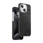 Apple iPhone 15 Plus Kılıf Wiwu HHX-016 Karbon Fiber 600D Mars Kapak