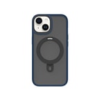 Apple iPhone 15 Plus Kılıf Wiwu ZMM-010 M-safe Şarj Özellikli Mat Arka Yüzey Standlı Kapak