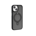Apple iPhone 15 Plus Kılıf Wiwu ZMM-010 M-safe Şarj Özellikli Mat Arka Yüzey Standlı Kapak