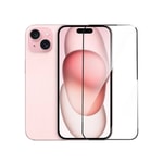 Apple iPhone 15 Plus Wiwu GT-014 Polimer Oleofobik Kaplama Şeffaf Pürüzsüz Temperli Cam Ekran Koruyucu 25'li Paket