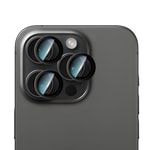 Apple iPhone 15 Pro CaseWorld Alloy Serisi Oleofobik Anti Reflective Kamera Lens Koruyucu