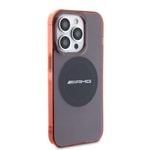 Apple iPhone 15 Pro Kılıf AMG Orjinal Lisanslı M-safe Şarj Özellikli Transparan Timeless Kapak
