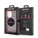 Apple iPhone 15 Pro Kılıf AMG Orjinal Lisanslı M-safe Şarj Özellikli Transparan Timeless Kapak