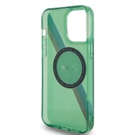 Apple iPhone 15 Pro Kılıf BMW M-safe Şarj Özellikli Transparan Tricolor Stripes Orjinal Lisanslı Kapak