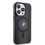 Apple iPhone 15 Pro Kılıf BMW M-safe Şarj Özellikli Transparan IML Signature Orjinal Lisanslı Kapak