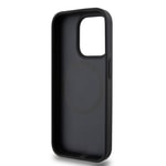 Apple iPhone 15 Pro Kılıf DKNY Orjinal Lisanslı M-safe Şarj Özellikli 3D Yazılı Repeat Pattern Kapak