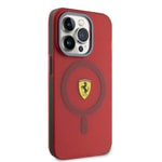 Apple iPhone 15 Pro Kılıf Ferrari Orjinal Lisanslı M-safe Şarj Özellikli Kontrast Bumper Kapak
