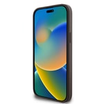 Apple iPhone 15 Pro Kılıf Guess Orjinal Lisanslı M-safe Şarj Özellikli 4G Desen Yazı Logolu Kapak