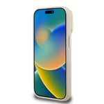 Apple iPhone 15 Pro Kılıf Guess Orjinal Lisanslı Grained Yazı Logolu Kamera Standlı Kapak