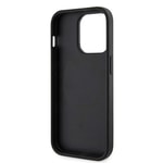 Apple iPhone 15 Pro Kılıf Guess Orjinal Lisanslı M-safe Şarj Özellikli 4G Şerit Tasarımlı Printed Kapak
