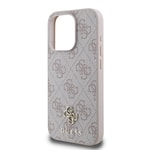 Apple iPhone 15 Pro Kılıf Guess Orjinal Lisanslı M-safe Şarj Özellikli Small 4G Classic Kapak