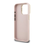 Apple iPhone 15 Pro Kılıf Guess Orjinal Lisanslı Grained Yazı Logolu Kamera Standlı Kapak